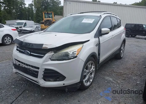 2013 Ford Escape Titanium z USA, uszkodzony, nr VIN 1FMCU0J99DUB43909